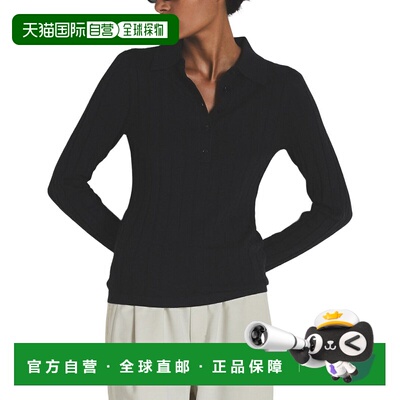 自营Reiss Victoria Wide Rib Wool & Silk-Blend Polo Sweater -