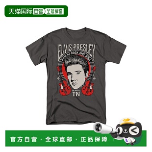 自营 gildan猫王埃尔维斯 普雷斯利 Elvis Rock 短袖成人 T 恤/T