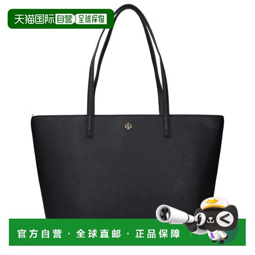 自营Tory Burch Leather Shoulder Women's Bag - black 美国奥莱