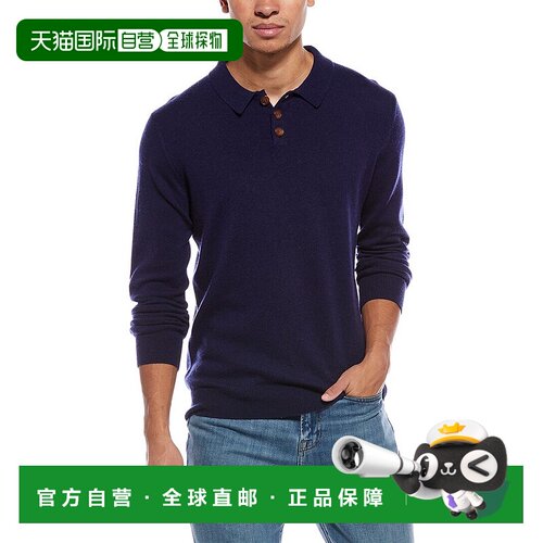 自营Brodie Cashmere Wool & Cashmere-Blend Trophy Neck Sweate