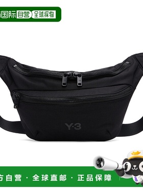 1h可退 香港直邮潮奢 Y-3 男士 黑色 Staple 腰包 JW6221 black黑