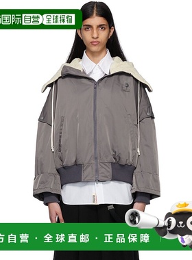 1h可退 香港直邮潮奢 Yohji Yamamoto 山本耀司 女士 灰色 Detach