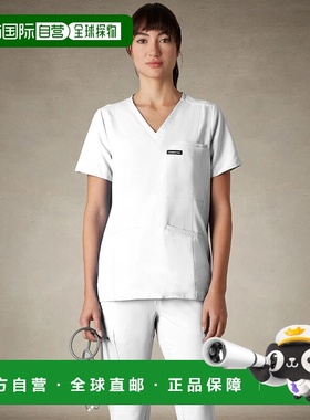 自营 members only锡耶纳5口袋磨砂上衣-白色 美国奥莱直发短袖