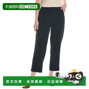 直筒裤 自营 美国奥莱直发休闲裤 蓝色 Vince中腰锥形拉链长裤