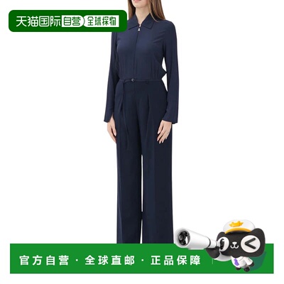 自营patrizia pepeBlue Polyester Elastane Elegant Jumpsuit -