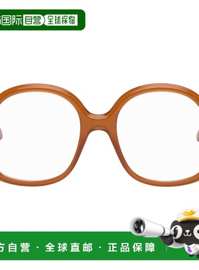 1h可退 香港直邮潮奢 LOEWE 罗意威 男士 棕色 Slim 眼镜 LW50105