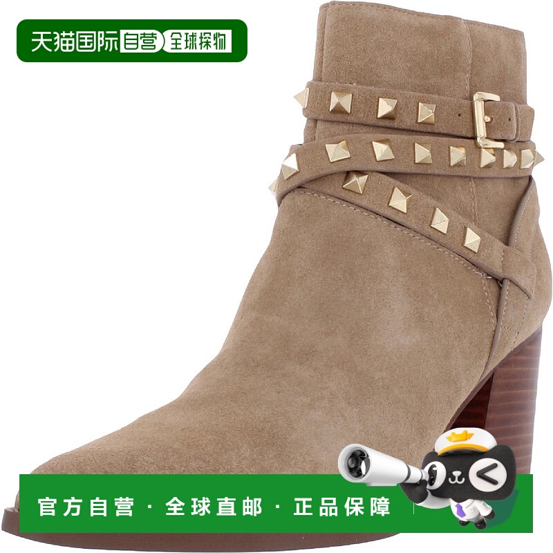 自营steve maddenCala Womens Suede Block Heel Block Heel Boot