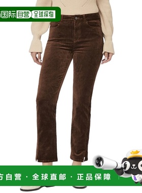 自营PAIGE Cindy Twisted Seam Slit Chicory Coffee Jean - brow