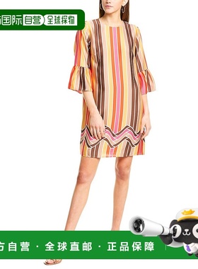 自营Trina Turk Raquel新款早秋新款连衣裙 黑色 美国奥莱直发