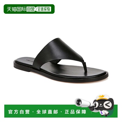 自营Vince Ellis-B Leather Sandal - Black凉鞋 美国奥莱直发