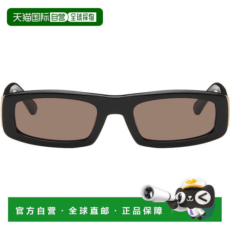 1h可退 香港直邮潮奢 Ami Paris 女士 黑色 75010 太阳镜 UGL512A