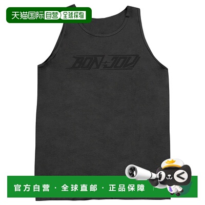 自营 gildanBon Jovi 新标志成人背心 - 炭灰色 美国奥莱直发
