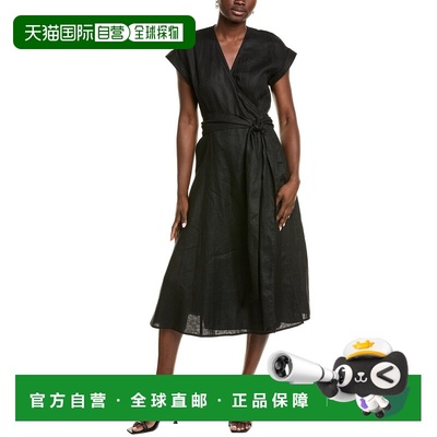 自营lafayette 148 new yorkLafayette 148纽约裹布长裙-黑色 美