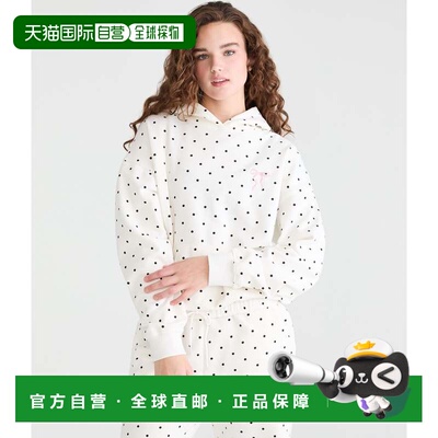 自营Aeropostale Cloud Soft Polka Dot Bow Pullover Hoodie - f