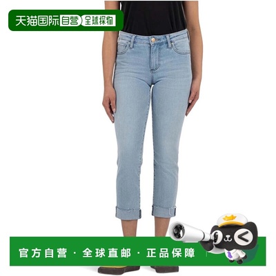 自营Women's KUT from the Kloth Amy Jeans Blue Straight Leg R