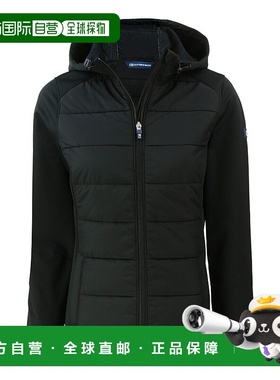 自营 cutter & buckCutter&Buck Evoke混合软壳回收全拉链女式连-