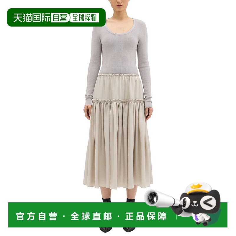 自营Theory Wool-Blend Top - grey 美国奥莱直发