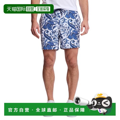 自营Paisley & Gray Gilligan Swim Trunk - blue 美国奥莱直发
