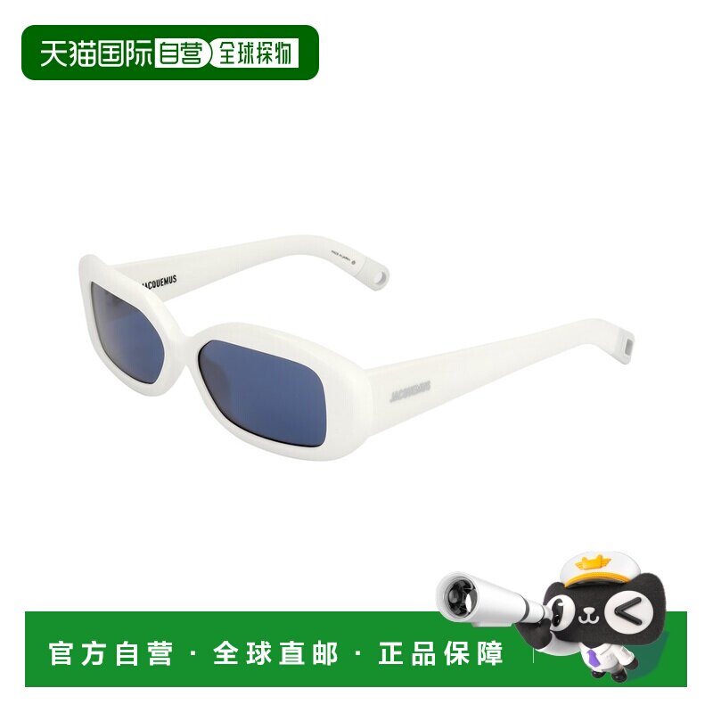 自营Jacquemus女士JAC11 56mm太阳镜-白色 配饰美国直发奥莱