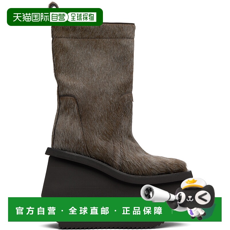 香港直邮潮奢 rick owens 瑞克 欧文斯 男士 棕色 Concordians Fa