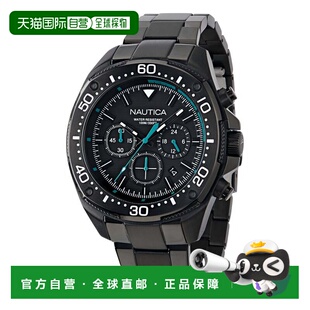 自营Nautica Mens Nct Blue Sail Chronograph Stainless Steel W