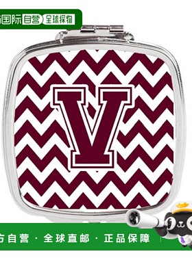 自营 Carolines Treasures CJ1051-VSCM Letter V Chevron M正品