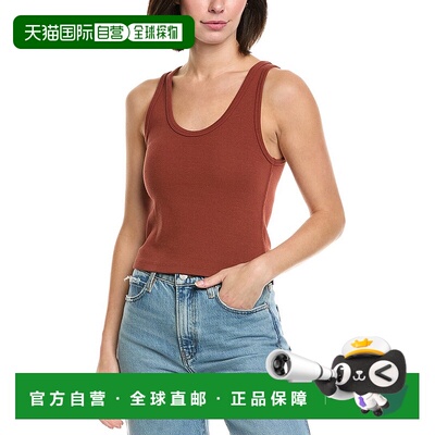 自营perfectwhitetee Tank - brown 美国奥莱直发背心