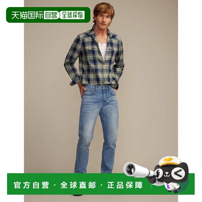 自营lucky brandLucky品牌男士410运动直筒高级Coolmax弹力牛仔裤