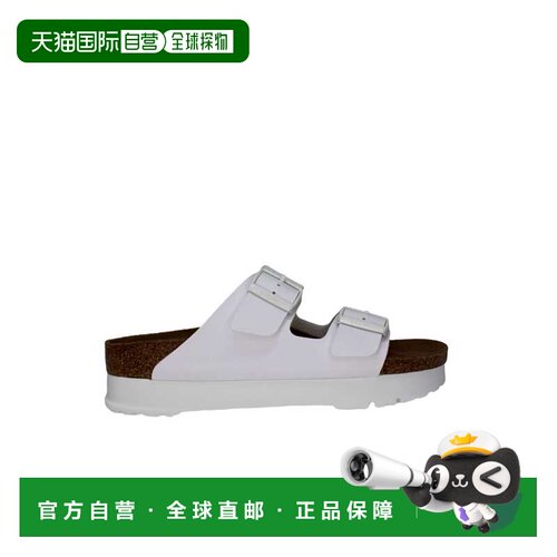 自营Birkenstock Arizona Papillio Flex厚底凉鞋白色1027416女款