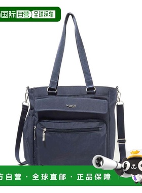 自营baggallini Modern Laptop Tote Crossbody Bag - french nav