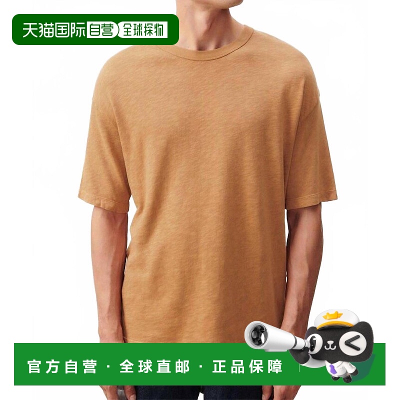 自营american vintage  a.m男式索诺玛焦糖色短袖T恤 美国奥莱直