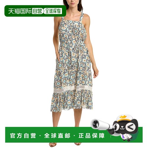 自营 lemlem Telem Sweepy 背心裙 蓝色 美国奥莱直发连衣裙