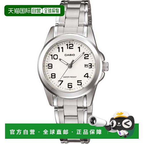 自营Casio Women’s Silver Stainless Steel Analog Watch with
