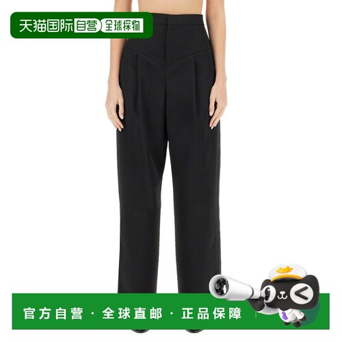 香港直邮ISABEL MARANT 裤子 PA0270FA_A4F03I01BK直筒裤