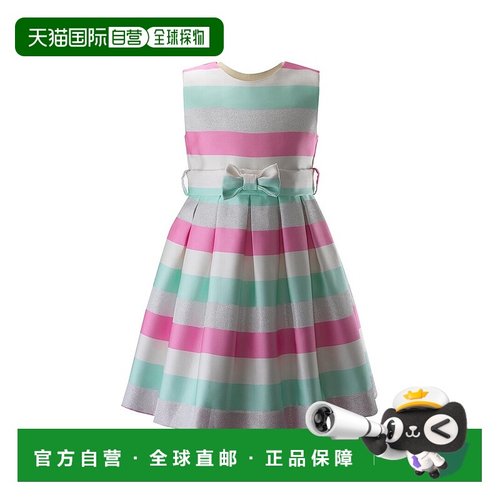 自营 Rachel Riley Sparkle Stripe Party Dress - multi 美国奥