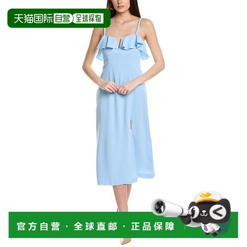 自营 cinq a septCinq à Sept Karrie 连衣裙 - 蓝色 美国奥莱直