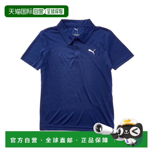 自营PUMA Essential Performance polo衫-蓝色 美国奥莱直发