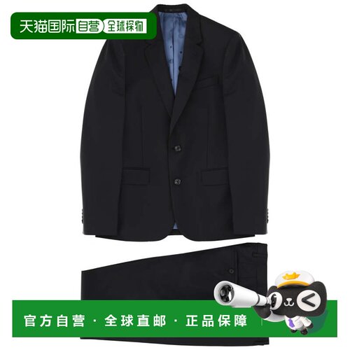 自营paul smithDark Wool Mohair Tailored Suit - black 美国奥