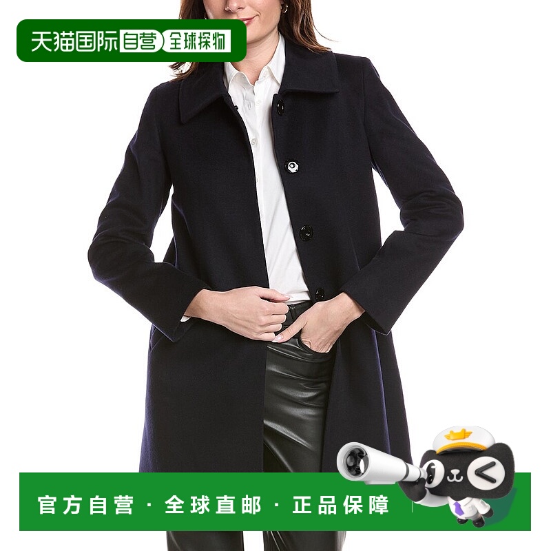 自营sofiacashmere Modern Luxe Wool & Cashmere-Blend Coat - b