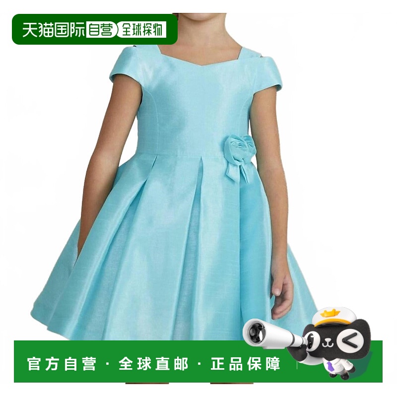 自营abel & lulaGirl's Special Occasion Dress In Turquoise -