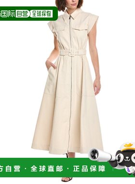 自营Nicholas Trisha Utility Midi Dress - chalk 美国奥莱直发