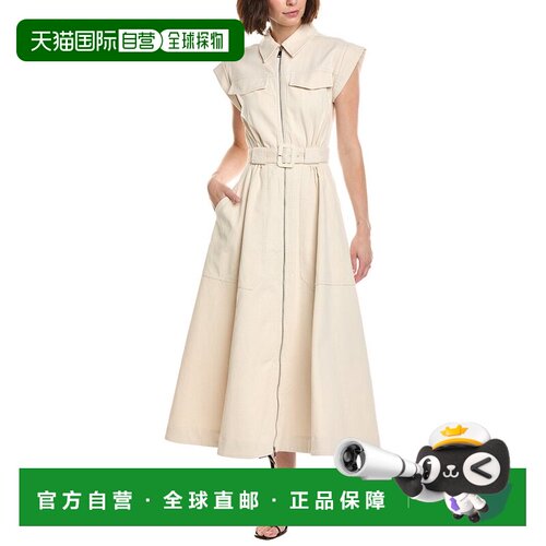 自营Nicholas Trisha Utility Midi Dress - chalk 美国奥莱直发
