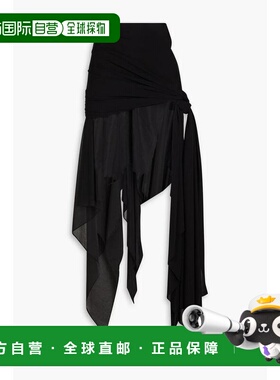 1h可退 【美国直邮】Thierry Mugler女士半身裙短款针织休闲百搭