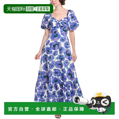 自营Endless Rose Floral Print Maxi Dress - purple 美国奥莱直