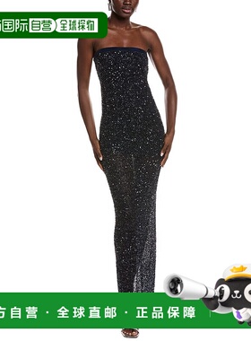 自营retrofete复古Villy亮片礼服-蓝色 美国奥莱直发连衣裙