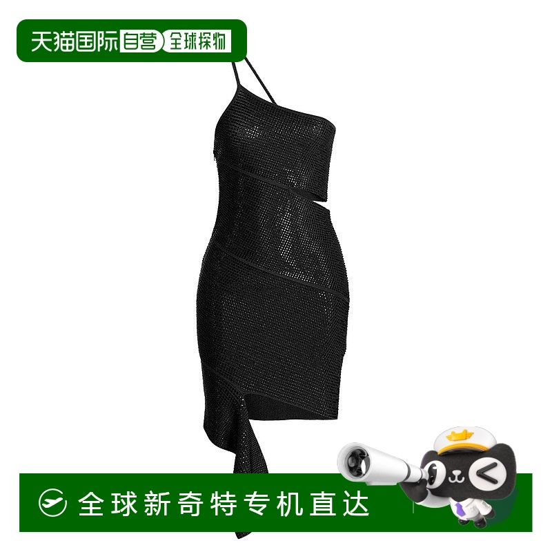 1小时内可退 香港直邮潮奢 ANDREĀDAMO 女士 珠片单肩连衣裙 ADFW
