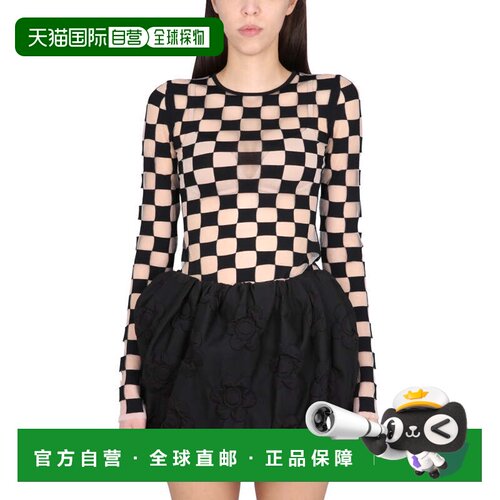 自营max maraClassic Crew-Neck Top - black 美国奥莱直发