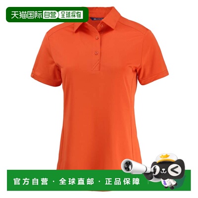 自营cutter & buckCutter&Buck Prospect纹理弹力女式短袖Polo衫-
