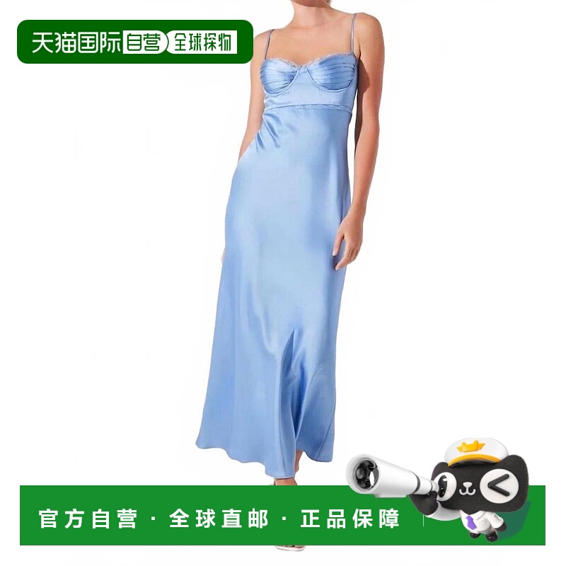 【美国直邮】astr the label 女士 连衣裙蕾丝修身紧身长款吊带裙