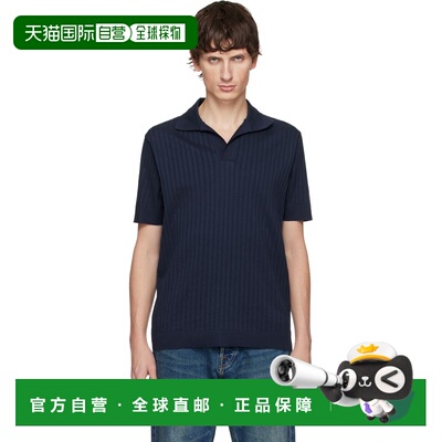 1h可退 香港直邮潮奢 Paul Smith 保罗 史密斯 男士 海军蓝 Ribbe